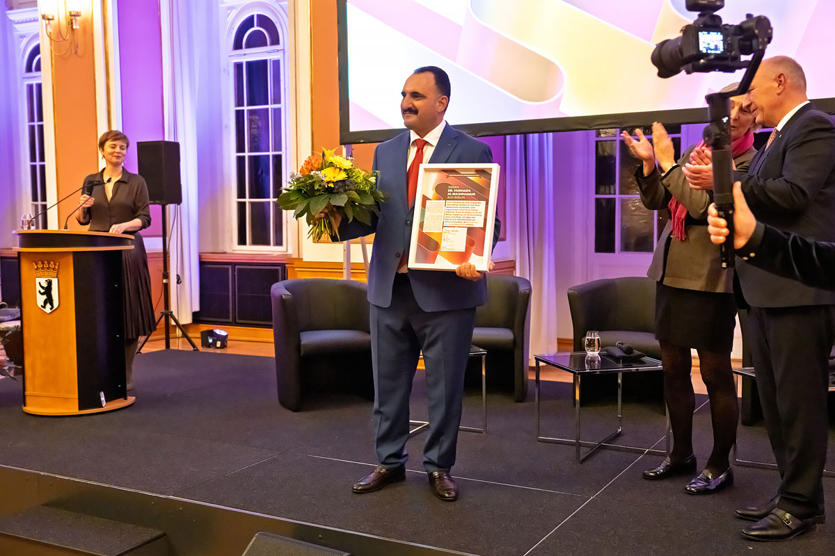 Preisträger Herr Hudhaifa Al-Mashhadani