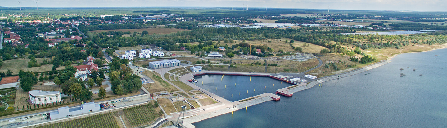 Luftbild Lausitzer Seenland Großräschen