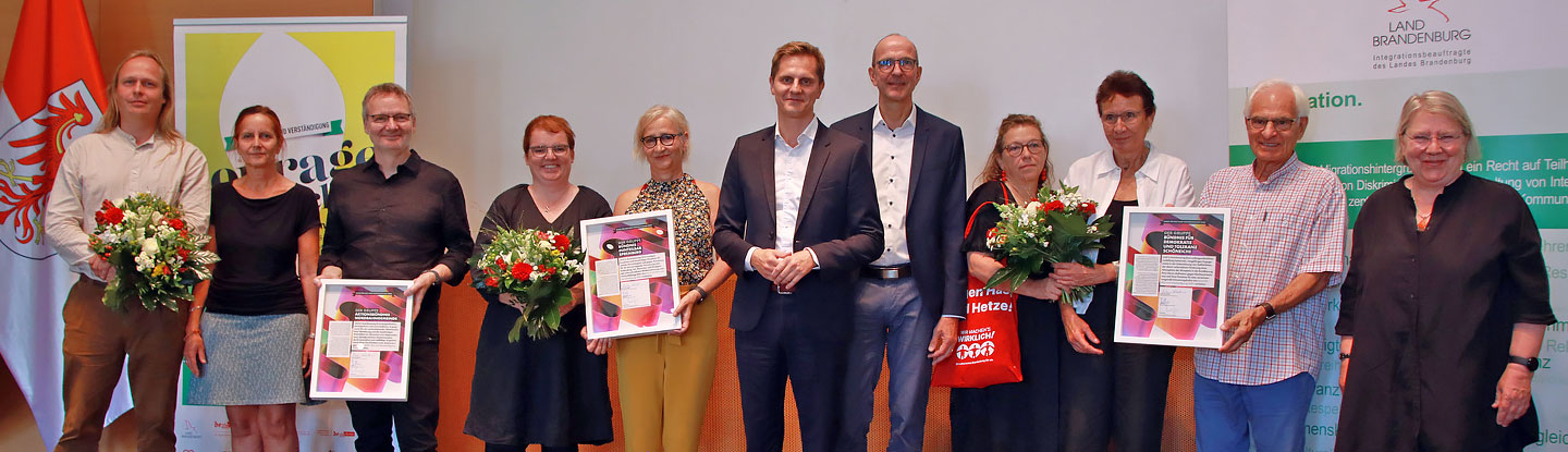 Preisverleihung "Band für Mut und Verständigung 2024"