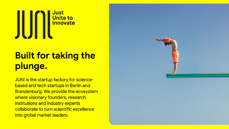 Homepage von juni.science